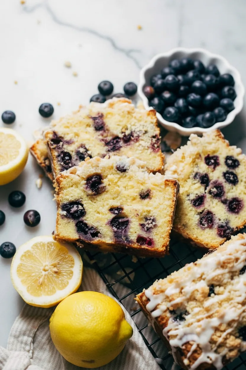 Lemon Blueberry Loaf Cake