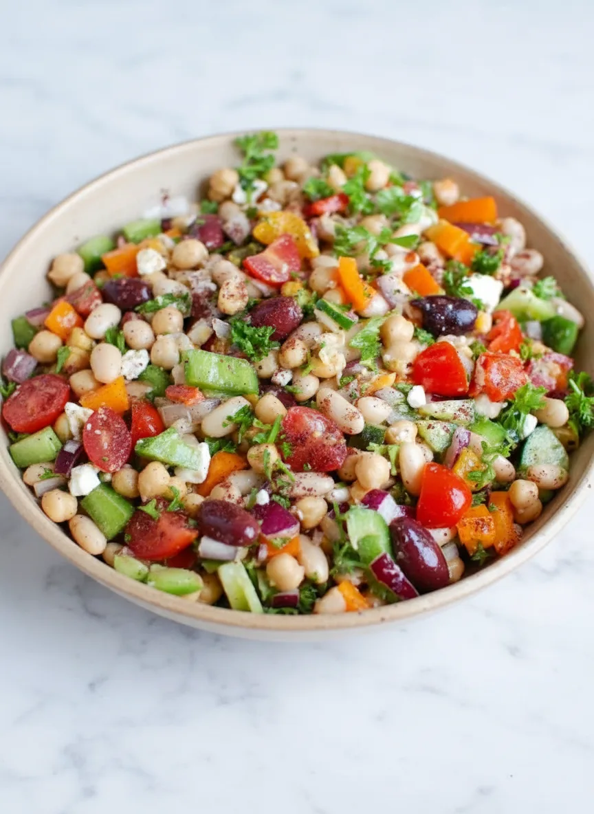 Mediterranean Bean Salad