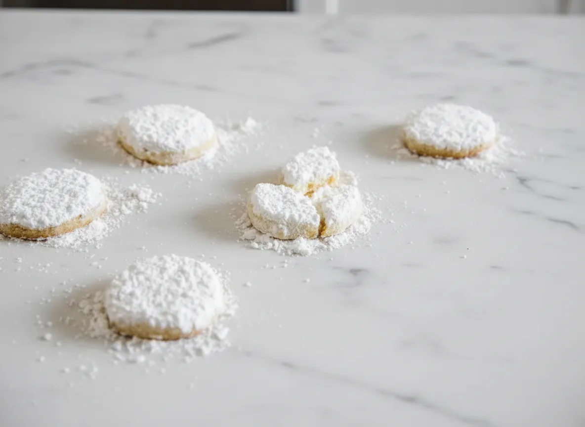 Powdered Sugar Lemon Meltaways