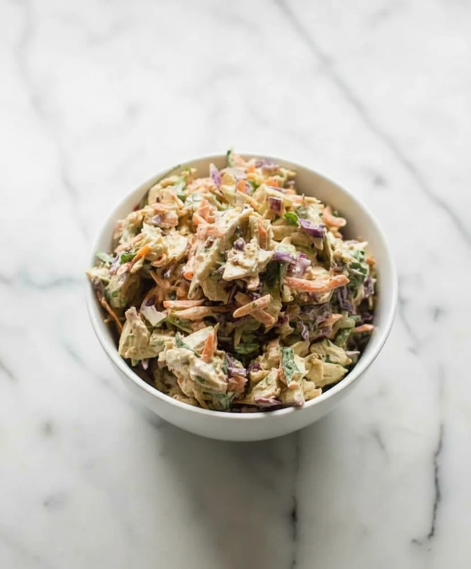Spring Chicken Salad Bowl with Veggies