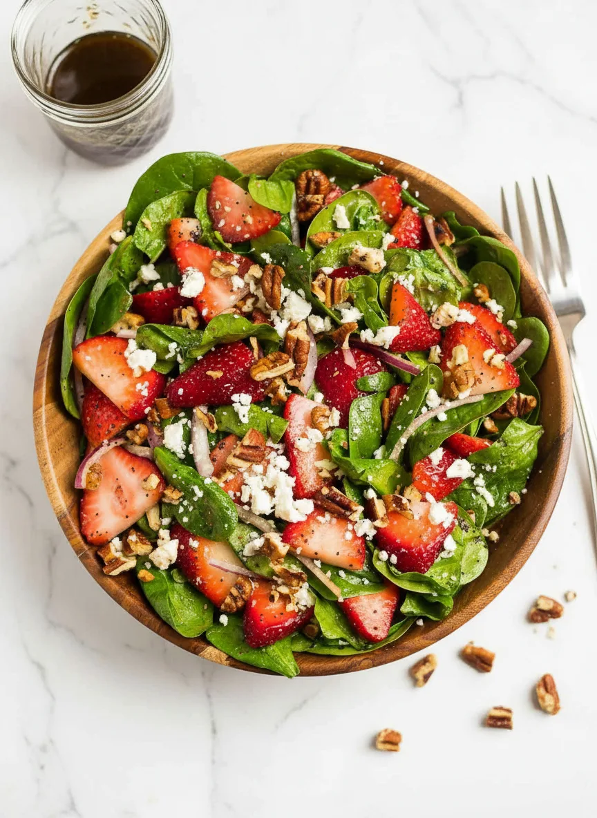 Strawberry Spinach Salad