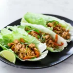 Thai Chicken Lettuce Wraps