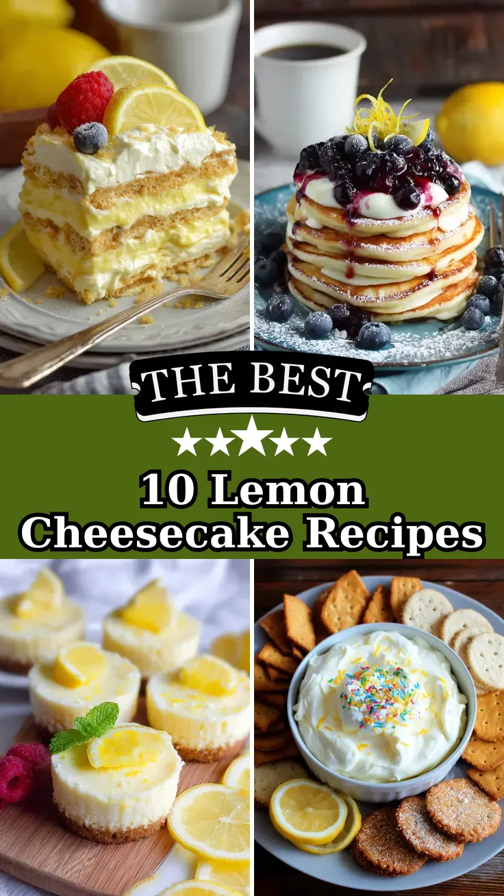 10 Best Lemon Cheesecake Variations for Every Occasion
