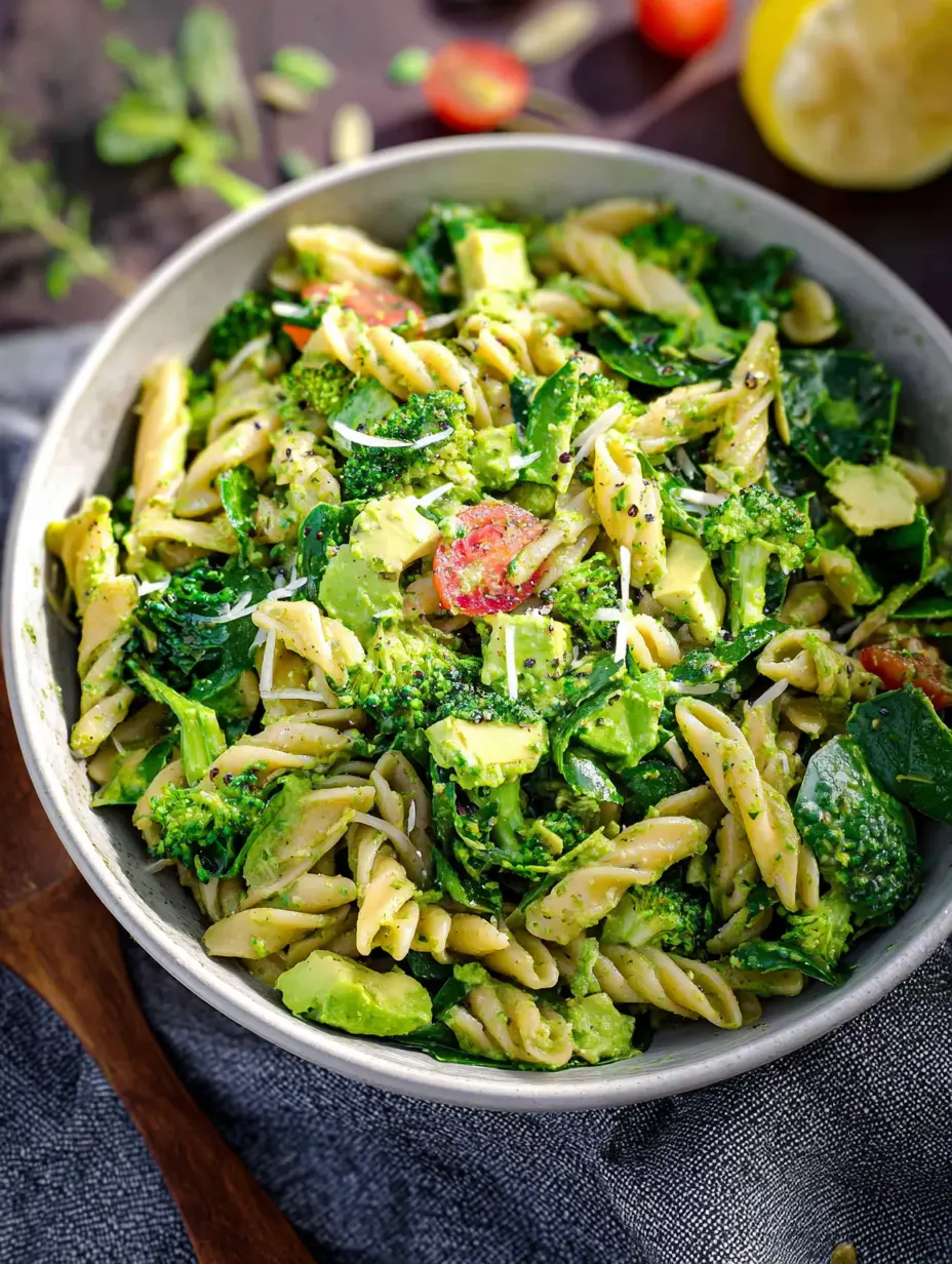 Avocado Broccoli Pasta Salad