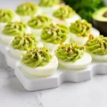Avocado Lime Deviled Eggs