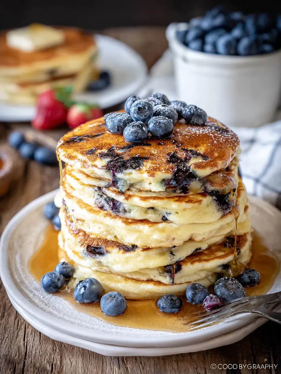 Blueberry Buttermilk Pancakes
