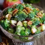 Broccoli Salad with Apples and Walnuts