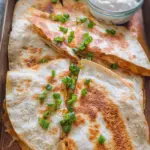 Buffalo Chicken Quesadilla Cheesy Bake