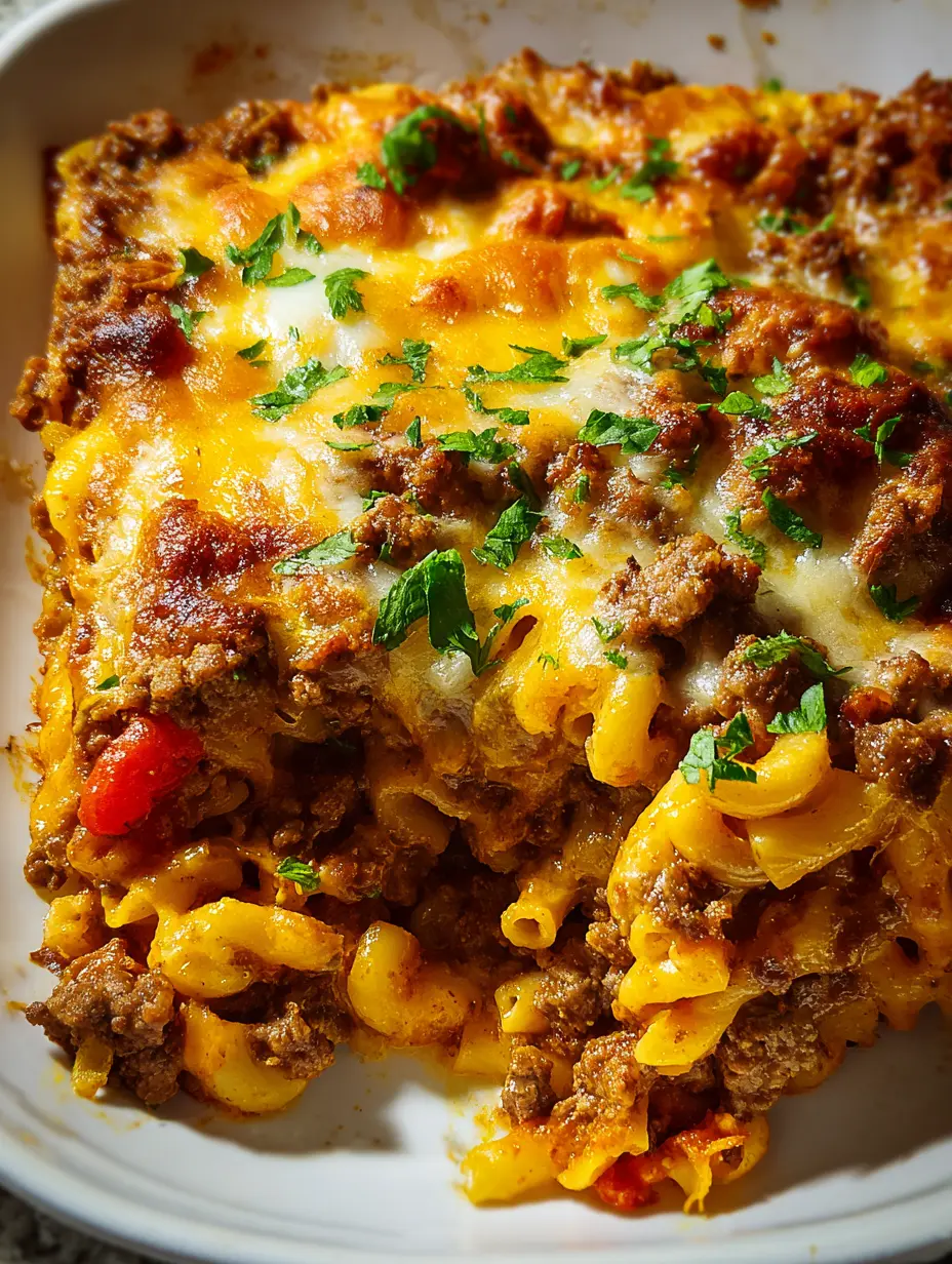 Cheeseburger Casserole