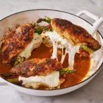 Cheesy Asparagus Stuffed Chicken