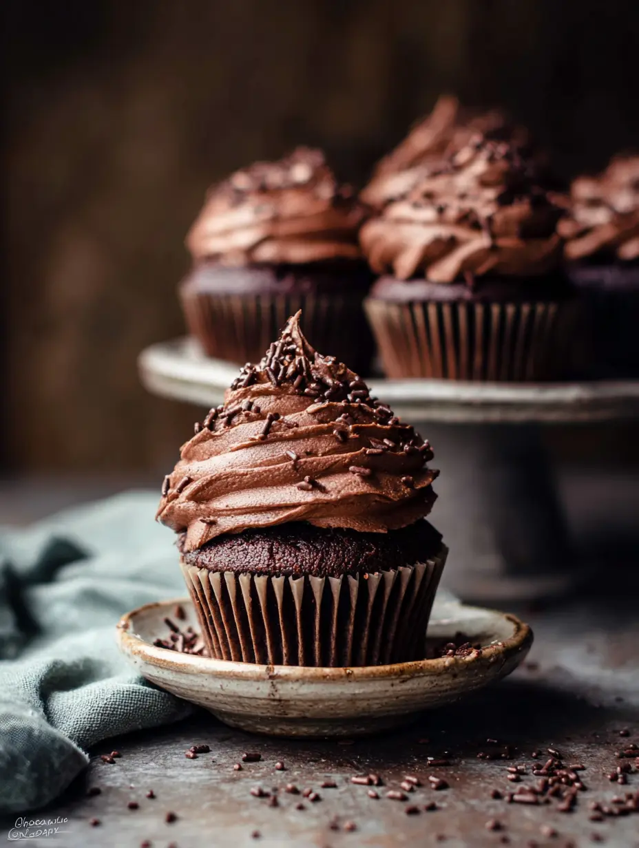 Chocolate Buttercream Cupcakes