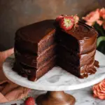 Chocolate Ganache Layer Cake