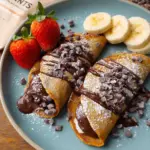 Chocolate Pancake Tacos