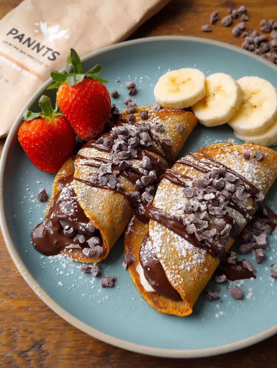 Chocolate Pancake Tacos