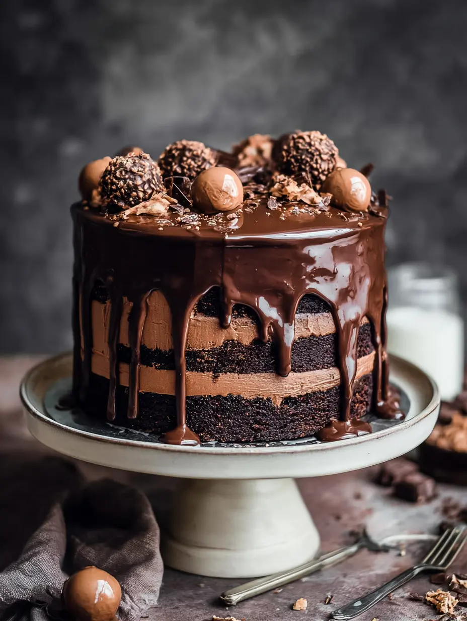 Chocolate Truffle Drip Cake