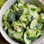 Chopped Broccoli and Cucumber Salad