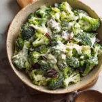 Classic Broccoli Salad with Light Mayo Dressing