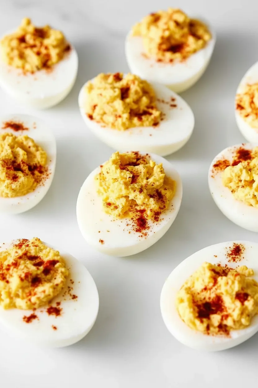Classic Deviled Eggs with Dijon Mustard