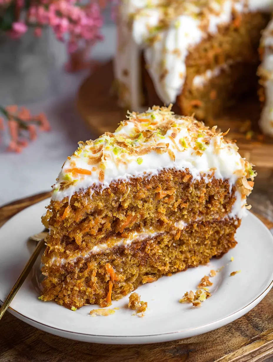 Coconut Cream Carrot Cake