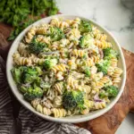Creamy Broccoli Pasta Salad with Herbs