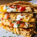Creamy Chicken Quesadilla Melt