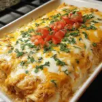 Creamy Queso Chicken Enchiladas