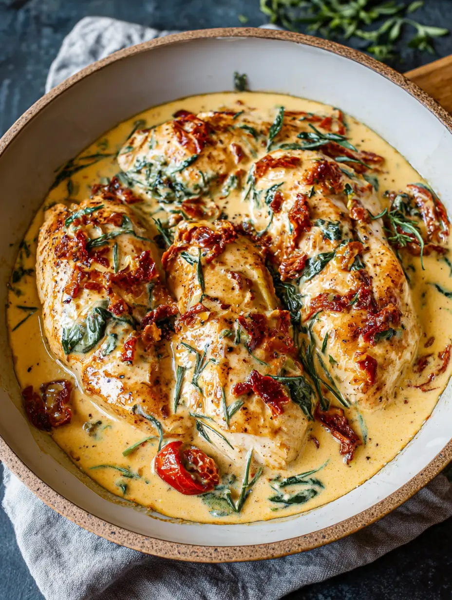 creamy tuscan chicken breast