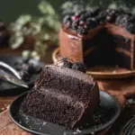 Dark Chocolate Velvet Cake