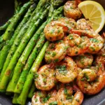 Garlic Butter Shrimp & Asparagus