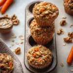 Healthy Carrot Oatmeal Muffins