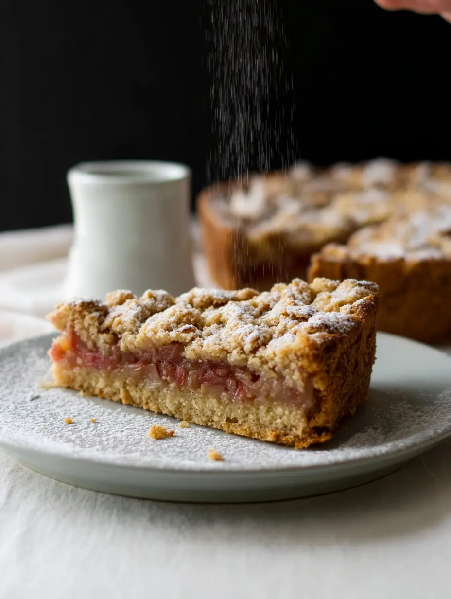 Icelandic Style Rhubarb Cake