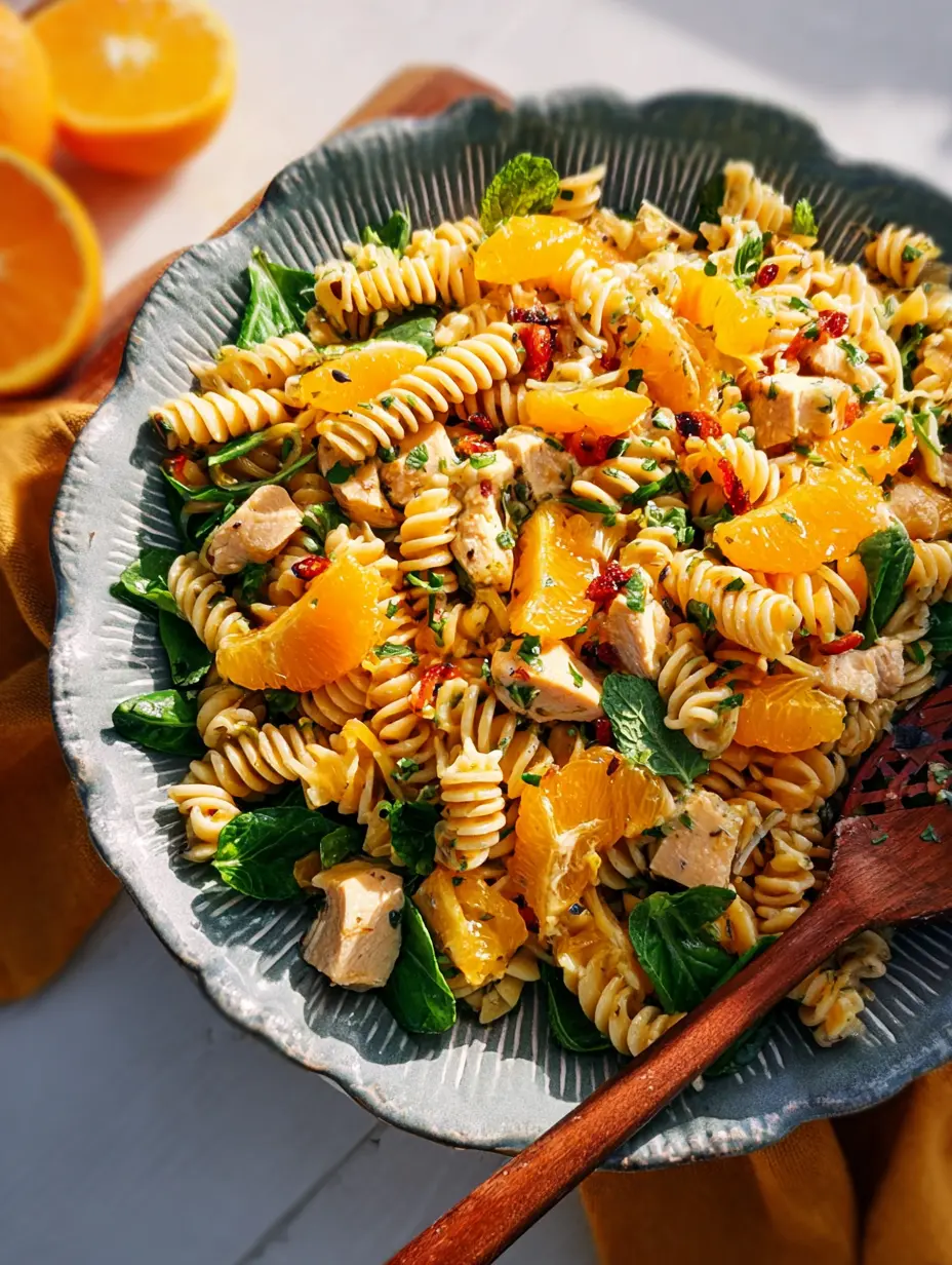 Mandarin Chicken Pasta Salad