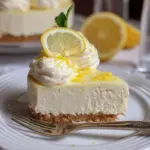 No Bake Cheesecake with Fresh Lemon Cream