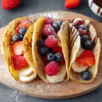 Pancake Tacos with Fruit Filling