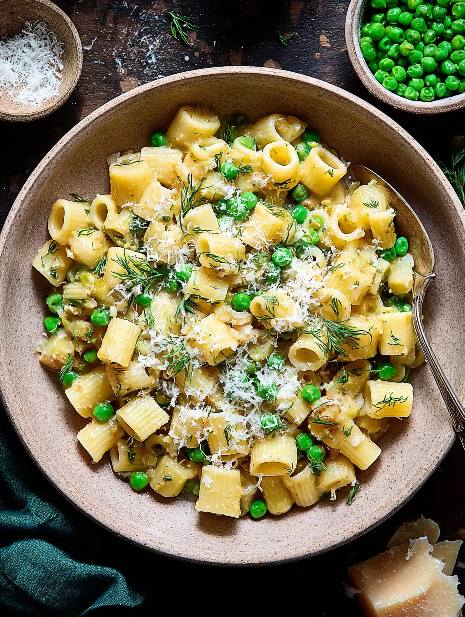 Pasta With Peas & Potatoes