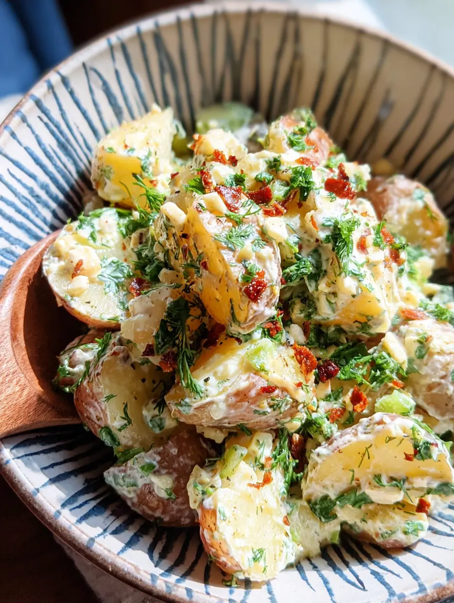 Roasted Garlic Potato Salad
