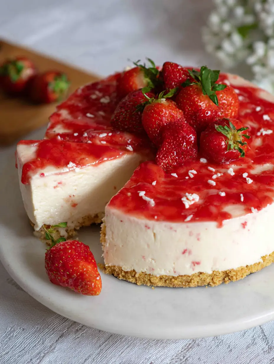 Strawberry Cheesecake for Family Gatherings