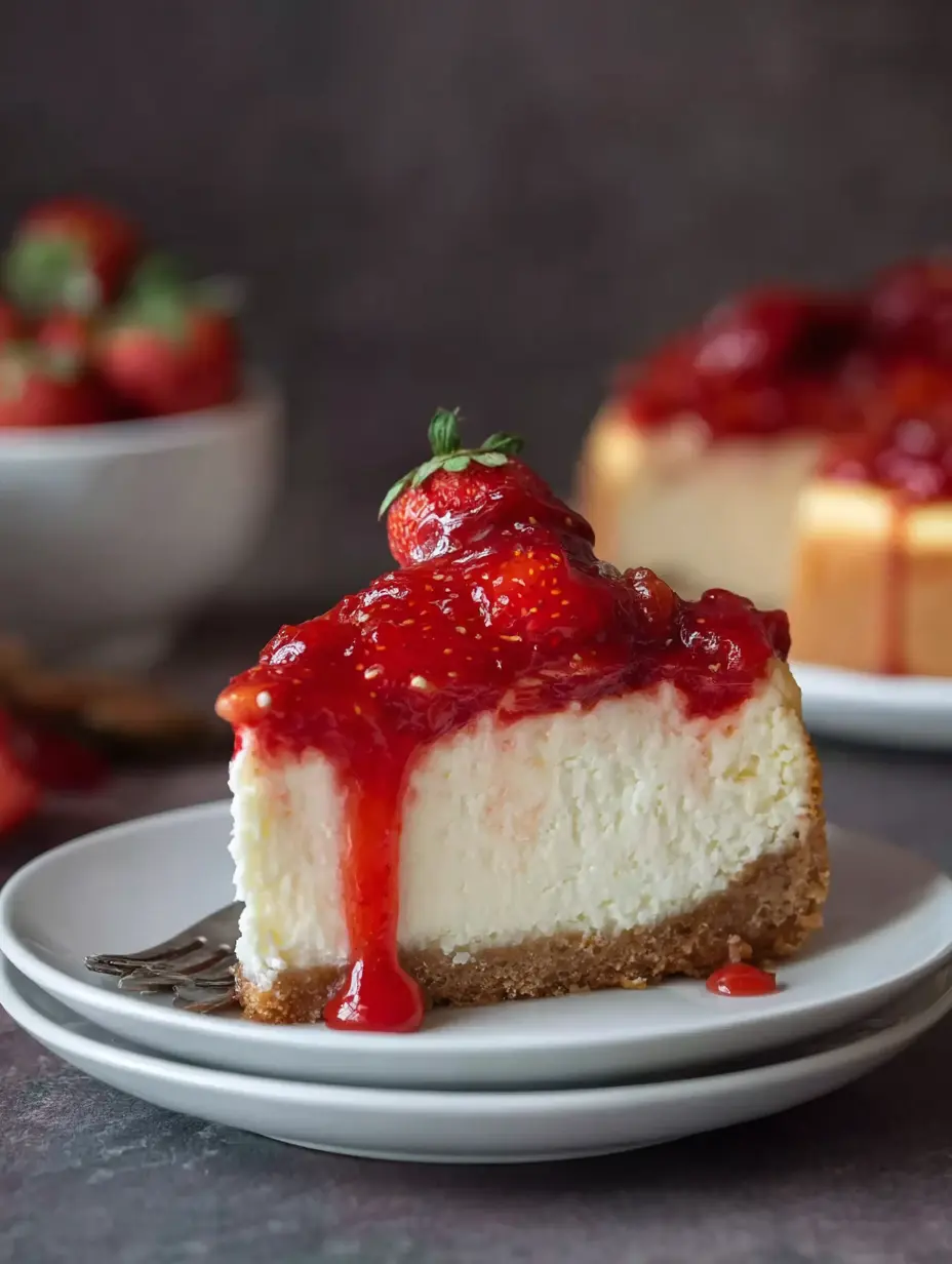 Strawberry Cheesecake with Soft Center Texture