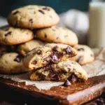 Thick Bakery Style Chocolate Chip Cookies