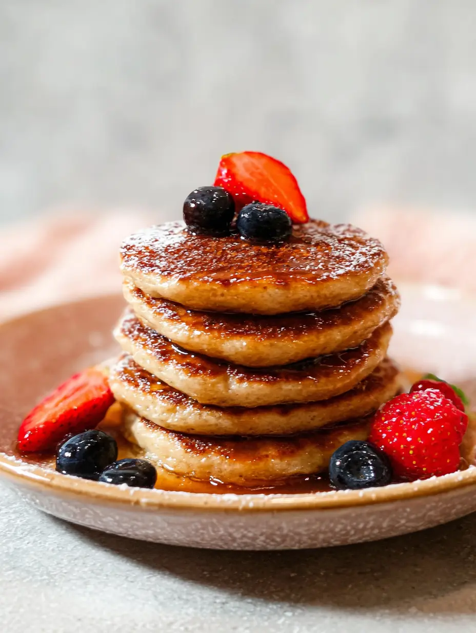 10 Minute Cottage Cheese Pancakes