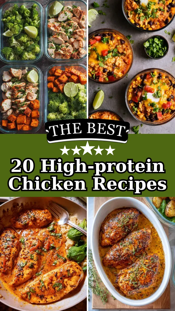 20 Delicious High Protein Chicken Meals
