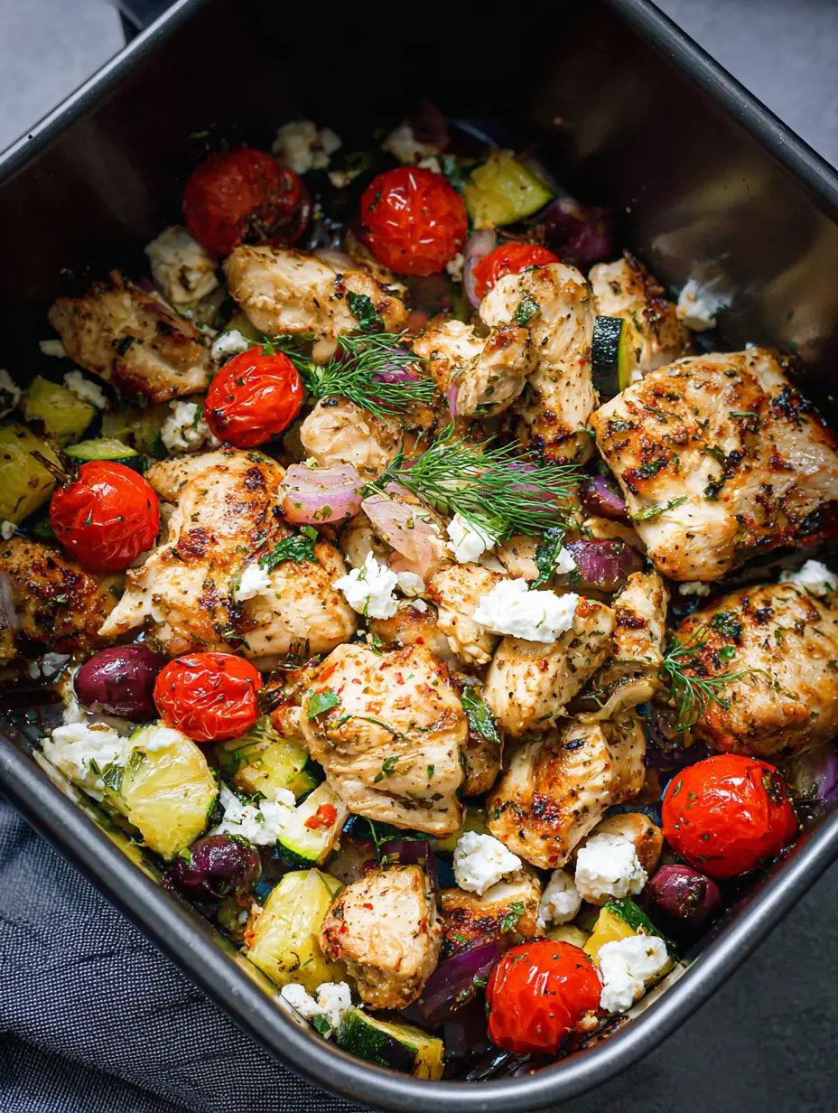 Air Fryer Greek Chicken