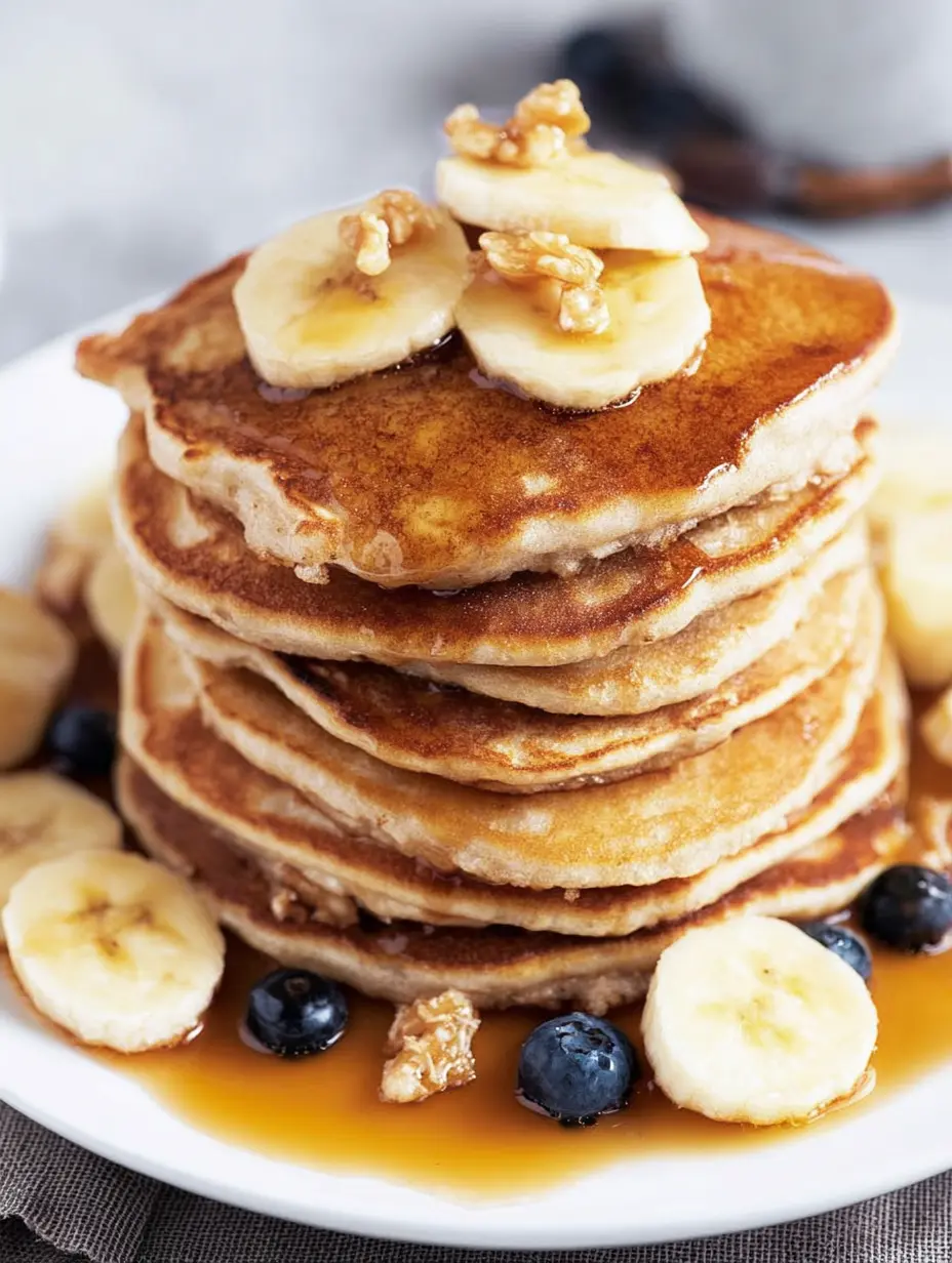 Banana Cottage Cheese Pancakes