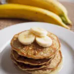 Banana Oat Protein Pancakes