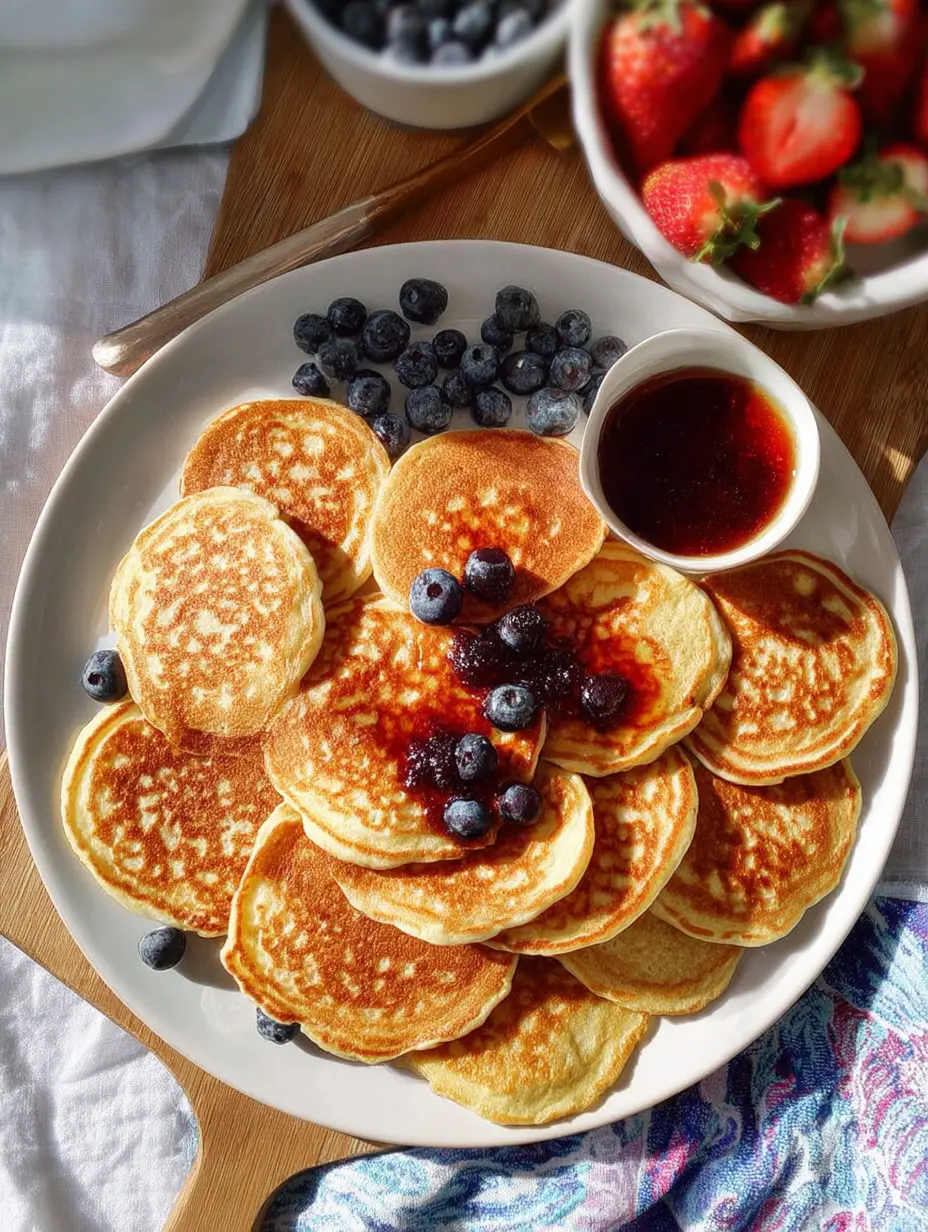 Blender Cottage Cheese Pancakes