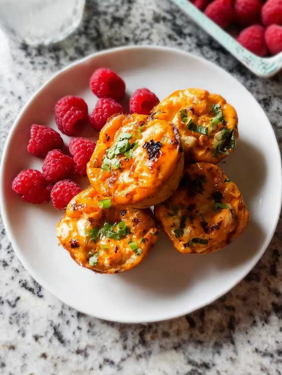 Buffalo Chicken Egg Muffins