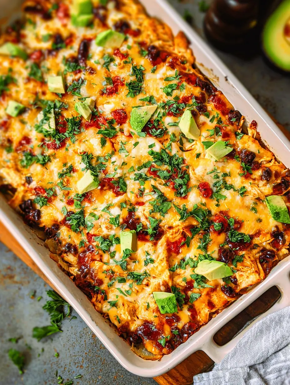 Chicken Burrito Casserole