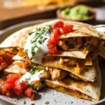 Chicken Fajita Quesadilla Sheet Style