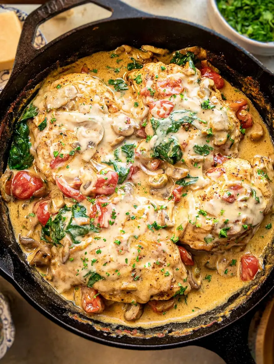 Creamy Chicken Skillet Dinner