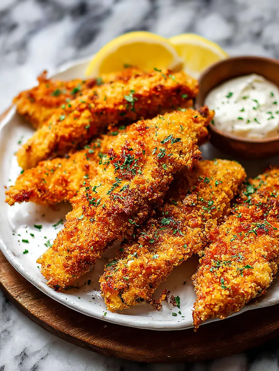 Crispy Oven Baked Chicken Tenders